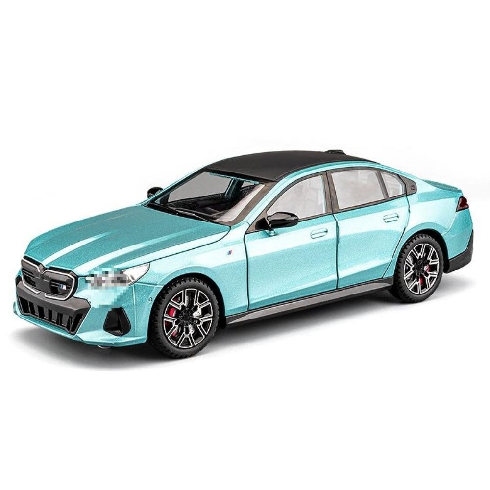 New 1/24 BMW I5 M50 Supercar Alloy Model Car Toy Diecasts Metal Casting Sound and Light Car Toys For Children Vehicle