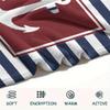 1Pc Nautical Theme Print Flannel Blanket, High quality Comfortable for All Seasons, Home Decor, Warmth and Comfort, Perfect for Christmas Gifts