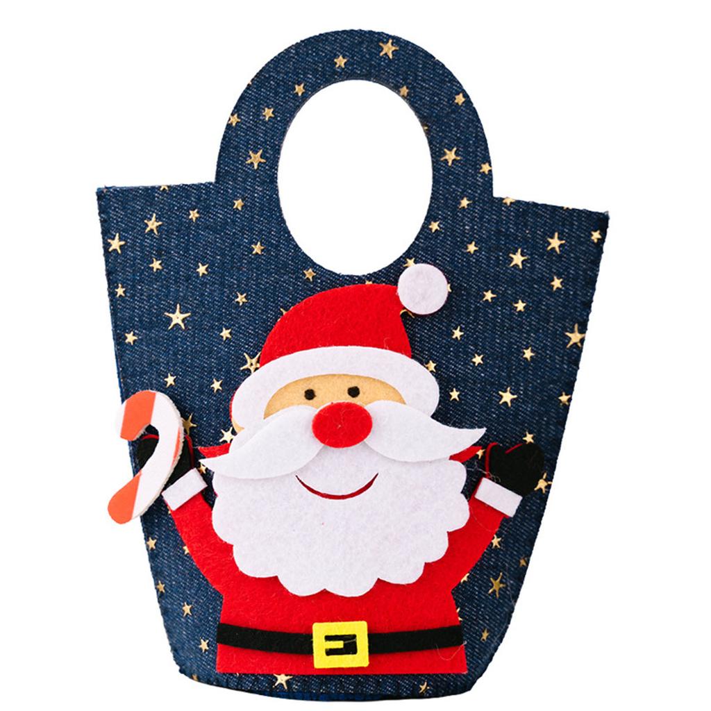 Christmas Decoration Cartoon Tote Bag Christmas Gift Bag Children's Candy Bag Gift Bag