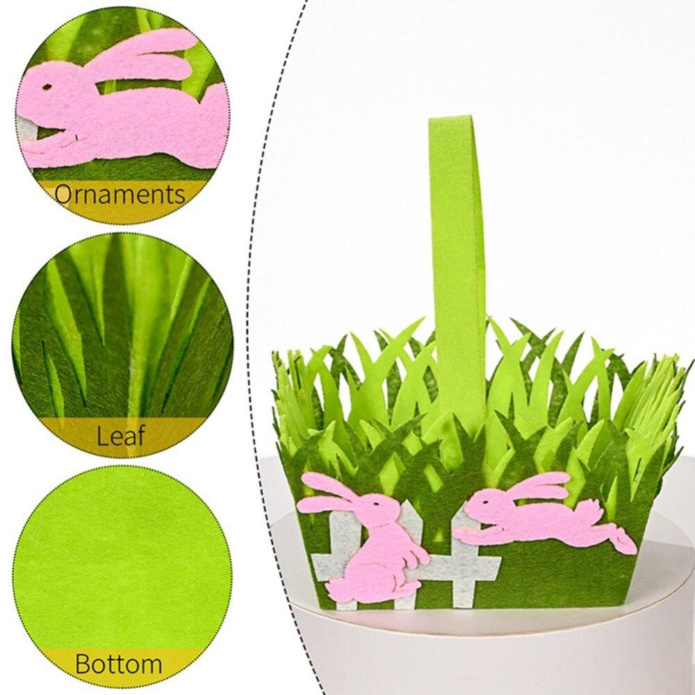 Пасхальная корзина для детей Пасхальная сумка для пасхальных яиц Игрушки Конфеты Подарки