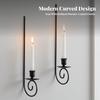 2 Pieces Wall-Mounted Candle Sconce Rustic Home Decor Decorative for Entryway