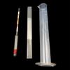 3Pcs with Storage Bag Beer Alcohol Meter Test Jar Kit Hydrometer Alcohol  Wine Beer Mead