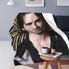 Плед Damon Salvatore Фланелевый Весна Осень Дневники Вампира Портативный Теплый Пледы для Постельного Белья Дорожный Коврик Штука