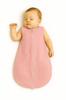 Rounded muslin sleeping bag for children S 0-6 months summer TOG 1.0 - pastel pink