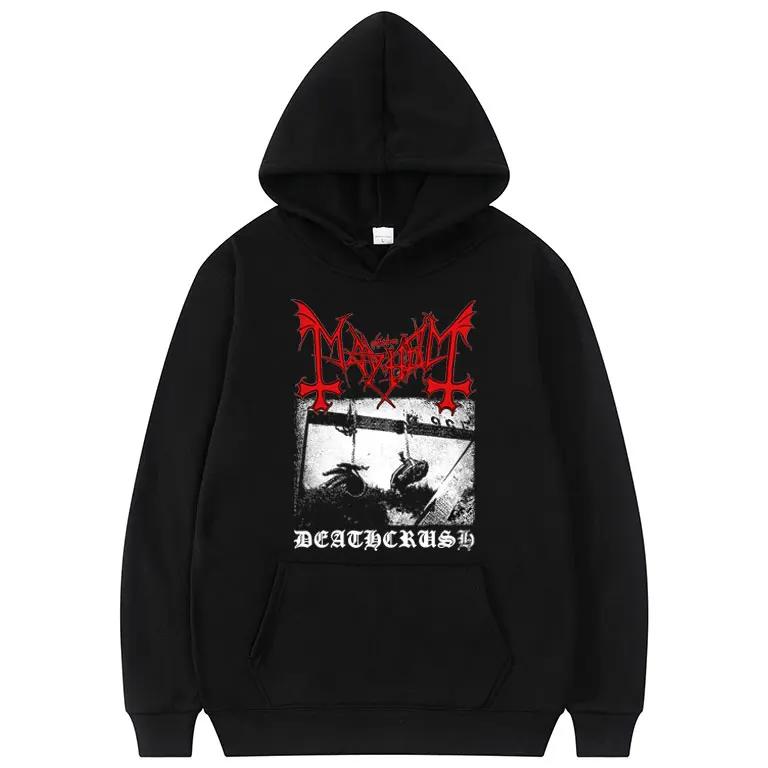 Толстовка с капюшоном Rapper Mayhem Deathrush для женщин, унисекс, модная толстовка с капюшоном, уличный хип-хоп-пуловер с капюшоном