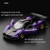1/31 Pagani Zonda Revolucion Alloy Sports Car Model Toy Metal Diecast Scale Vehicles with Sound Light Collection Toys for Boys