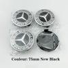 for logo Emblem 4Pcs 75mm Mercedes Benz B/C/E/S Class A Class C200 LGLC GLK CLA GLA GLE GL Car Wheel Center Hub Caps Cover Badge QO1