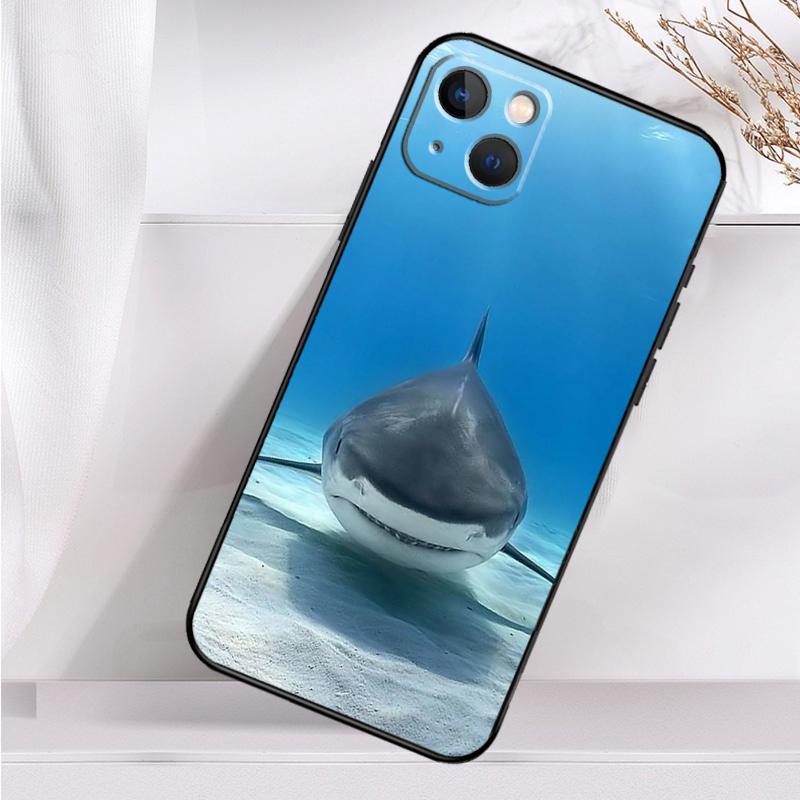Shark Ocean Fish Case For iPhone 14 13 12 11 16 15 Pro Max Mini Cover X XR XS 8 7 14 16 15 Plus Accessories