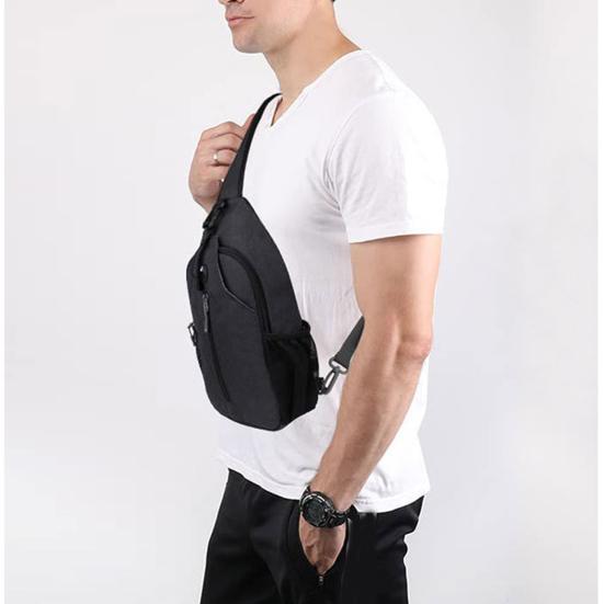 Сумка-слинг, сумка через плечо, дорожная, походная, нагрудная сумка, рюкзак с карманом для бутылки с водой, рюкзак на слинге для женщин и мужчин