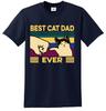 Best Cat Dad T Shirt Father's Day Funny Joke Kitten Birthday Gift Noot Noot Tee