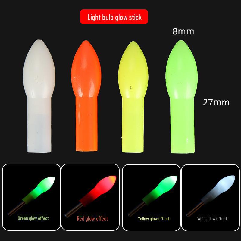 Электронная светящаяся рыболовная палка: Светящаяся головка и плавающая лампа для морской рыбалки