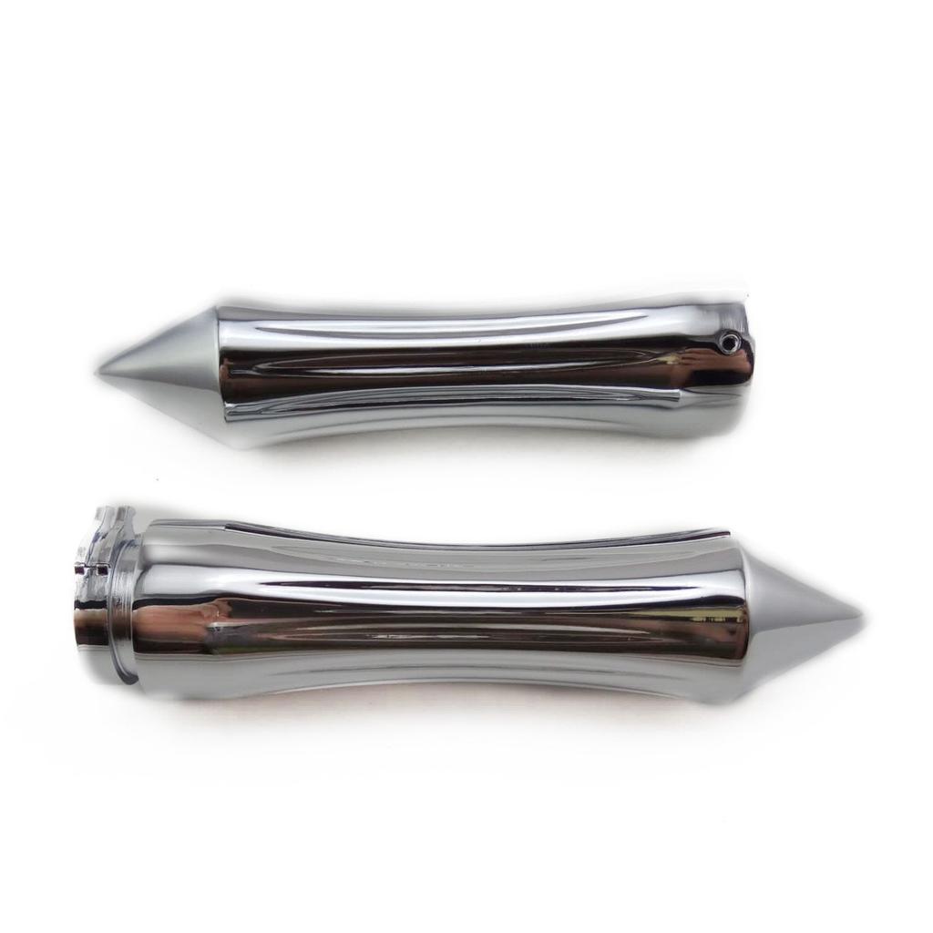 TASWK 2 x Алюминиевая 1" Рукоятка руля для Harley Honda) Кавасаки Сузуки Ямаха Кастом Байк (Серебряный)