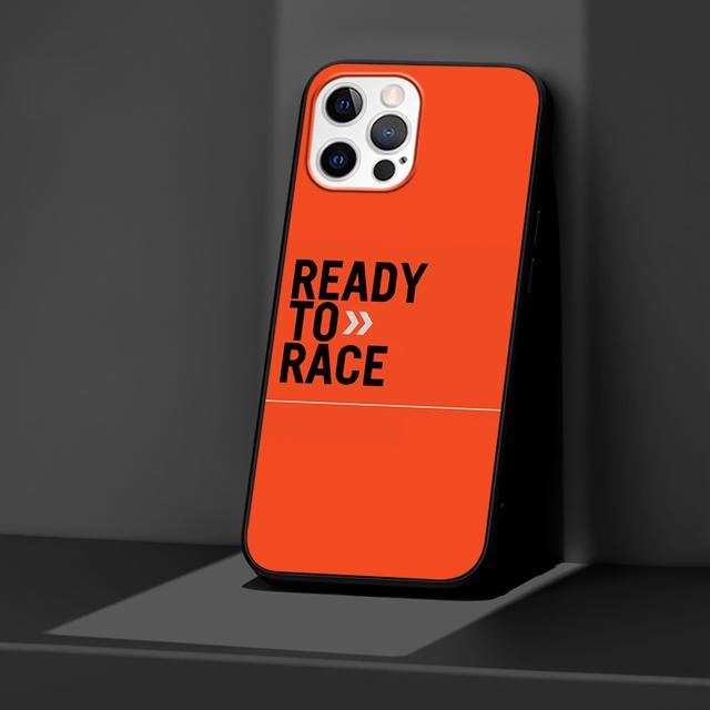 Ready To Race Case For Iphone 14 13 11 12 Pro Max Xr 7 8 +X 6 6s Plus Xs Se 2020 Coque Black Soft Phone Cover Silicone Funda