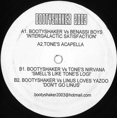 12-дюймовая пластинка BOOTYSHAKER - Bootyshaker 2003 BS003 Bootyshaker 2003 США Танцевальная и Электронная Б/У