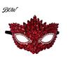 Dazzling Rhinestone Masquerade Accessory Gothic Cat Eye Mask, Vintage Half Face, Sexy Cat-eye Party Mask Halloween Costume, Glitter for Delicate