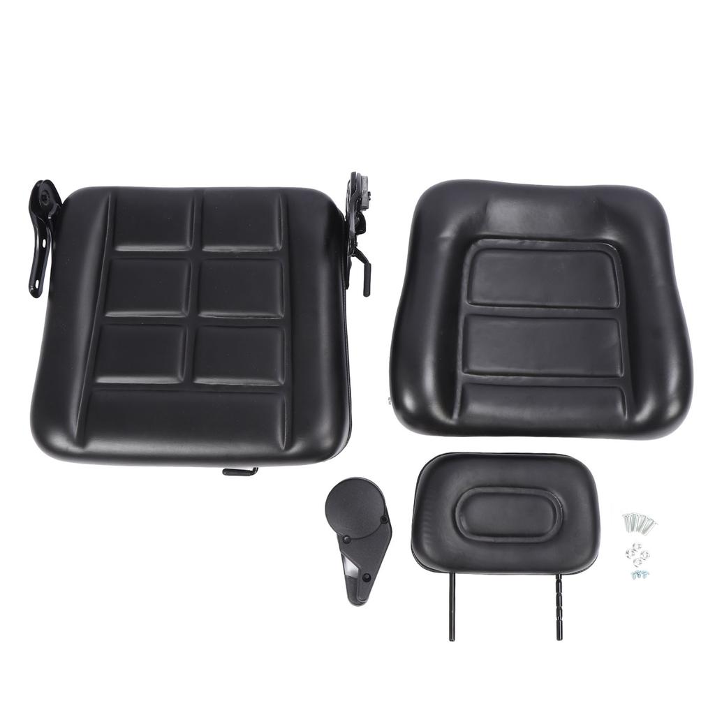 Tractor Seat 3 Level Adjustable Headrest Comfortable Wear Resistant Anti Scratch Excavator Seat for Telehandler