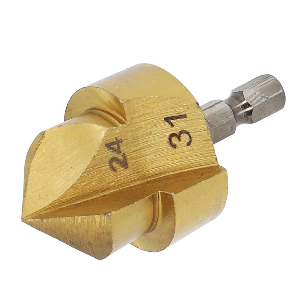24-31mm Blade Diameter Stepped Drill Bit 1/4 Inch Shank Hole Opening Drill Water Pipe Drilling