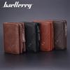 Baellerry Мужские модные кошельки на молнии, классический дизайн, визитница, винтажный короткий кошелек, портмоне