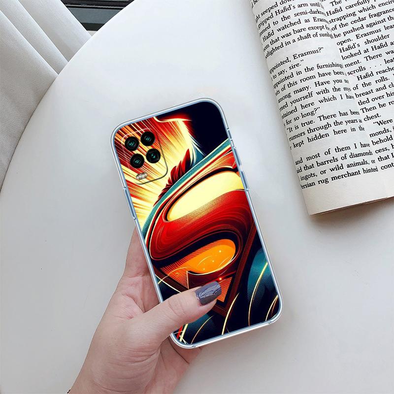 Прозрачный чехол для телефона с логотипом Супермена для Motorola Moto G7 G8 G9 G84 G85 G73 G24 G15 Z2 Play Power Plus