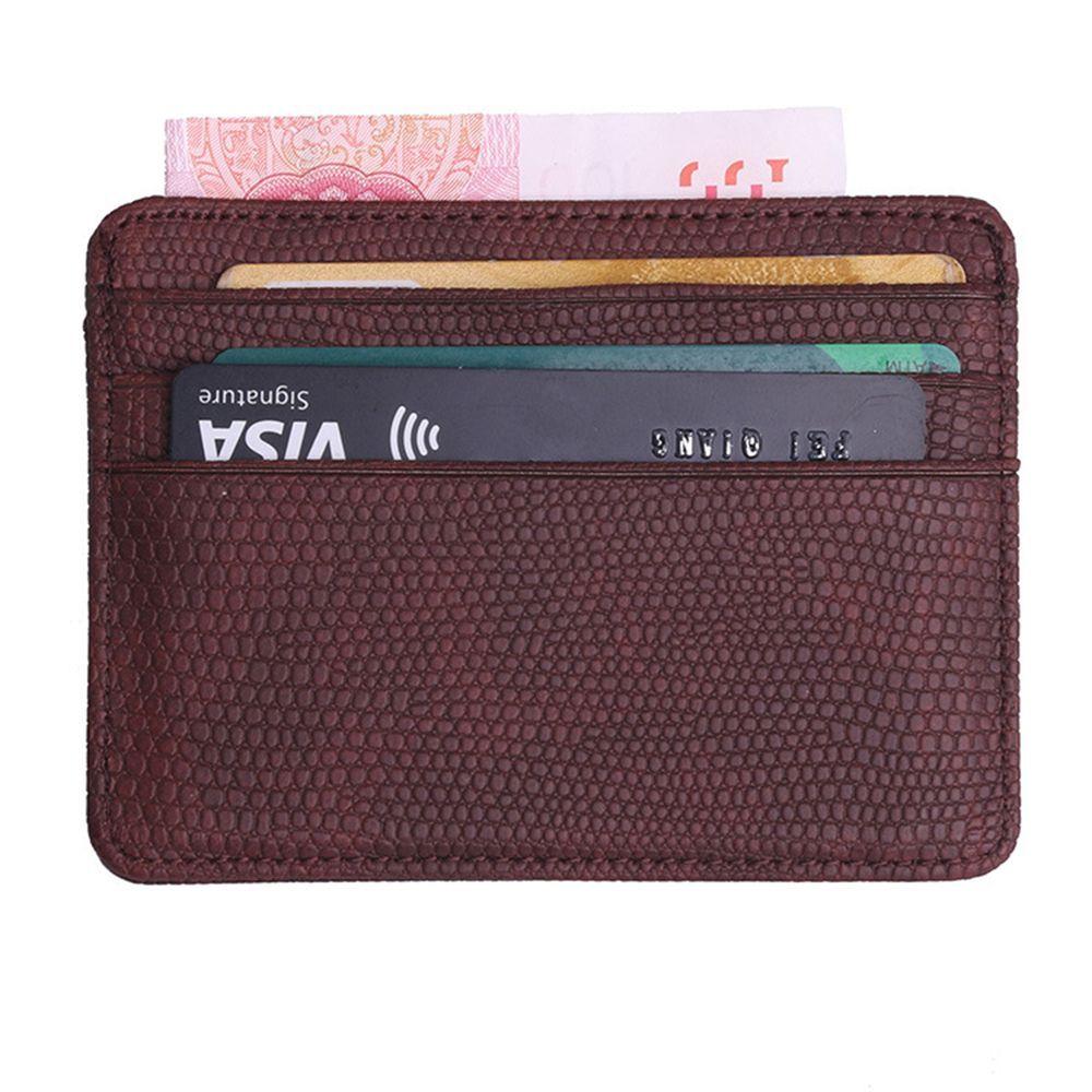 Unisex Money Pouch 4 Card Slots Wallet ID Card Case Card Holder Credit Card Holder
