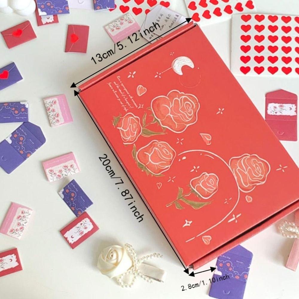 DIY Surprise Gifts Mini Love Letter Cards Set Love Envelop Set Boyfriend Girlfriend