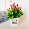 Plant Potted Plants Artificial Flower Potted Plants21 Small Pinecones Simulated Green Plant Ornaments