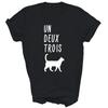 Un Deux Trois Cat Funny French Teacher Unisex Shirt Gift