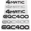 3D ABS задний багажник автомобиля EQC400 4MATIC значок эмблема наклейки логотип для Mercedes EQA EQB EQE EQC 400