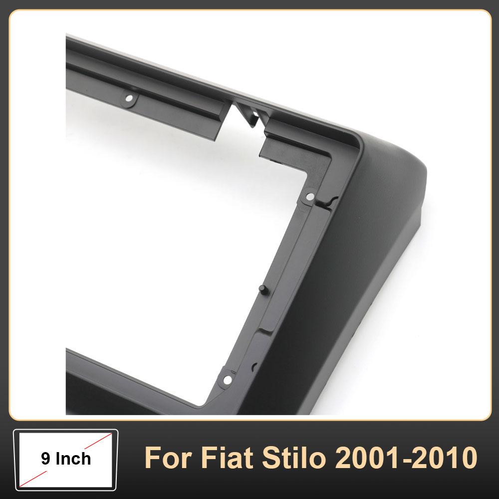 9 Inch Car Frame Fascia Adapter Canbus Box Decoder Android Radio Audio Dash Fitting Panel Kit For Fiat Stilo 2001-2010