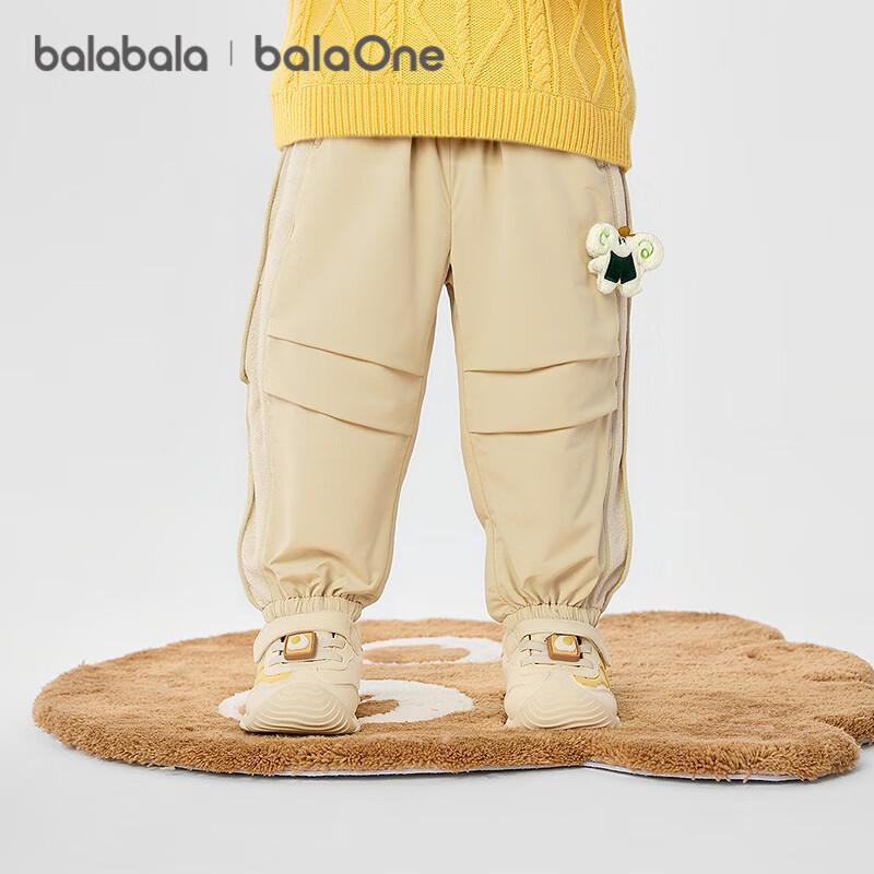 BALABALA balaOne Baby Fleece-lined Umbrella Pants Girls Boys Clothing 2025 Winter Clothing 208425108209