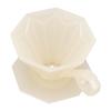 Coffee Filter Cup Resin Paperless Reusable Octagonal Pour Over Coffee Maker Filter Cone with Handle