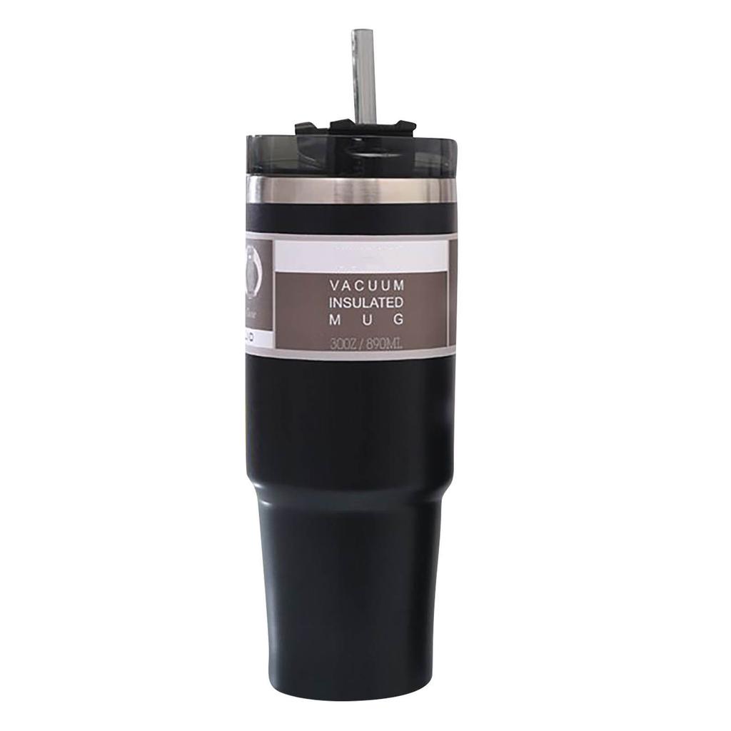 Insulated Cup With Straw Water Bottle 304 Stainless Steel Insulation Bottles Coffee Pitcher