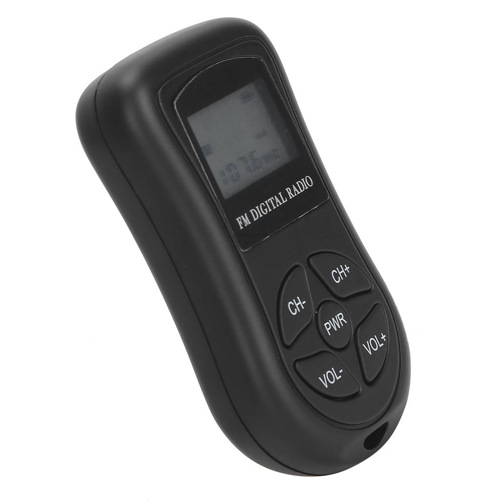 KDKA‑600 Профессиональный мини-портативный радиоприемник FM-стереоприемник с ЖК-дисплеем и наушниками