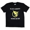 Унисекс Взрослая футболка Black Sabbath Never Say Die