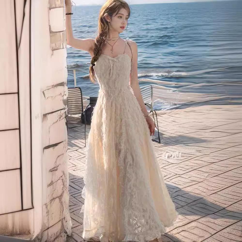 Летнее новое элегантное платье-слинг с бриллиантовой цепочкой и перьями от Sense, женская длинная юбка для похудения с приталенной талией