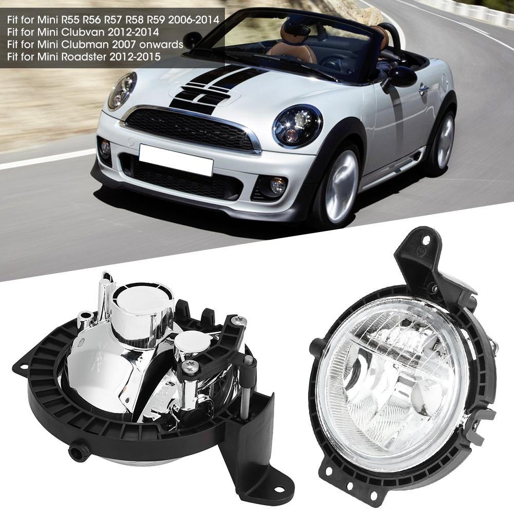 Front Bumper Fog Light Lampshade Left and Right Drive 63172751295 Fit for Mini R55 R56 R57 R58 R59