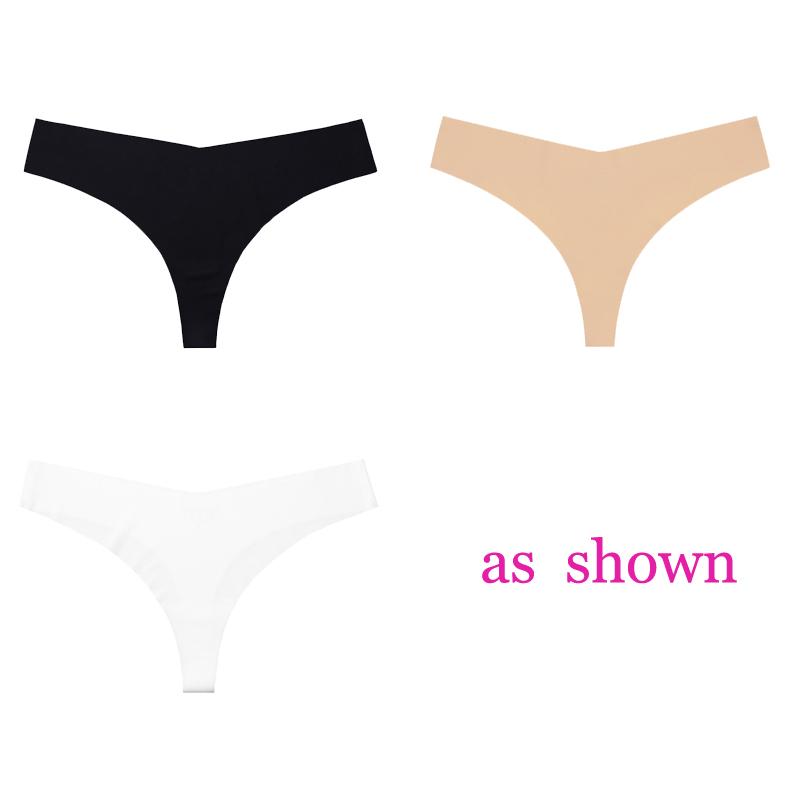 3 шт./лот, женские сексуальные трусики из ледяного шелка с низкой талией, нижнее белье без следов, стринги, женские стринги, дышащее нижнее белье, искушение, нижнее белье
