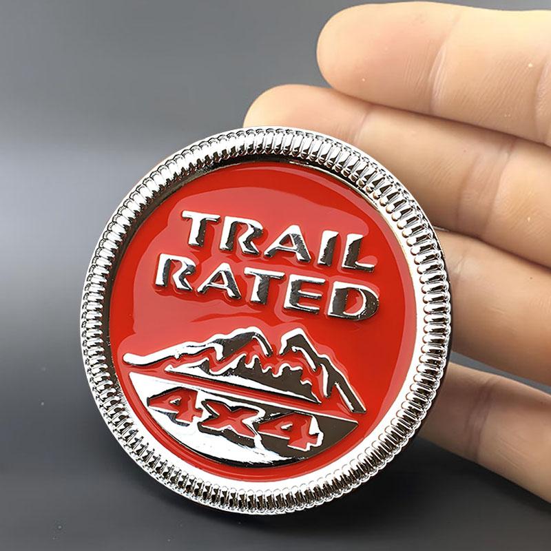 Metal Emblem Sticker Badge Body Trunk Snow Mountain Design Sticker For Jeep Wrangler Rubicon Renegade Compass Grand Cherokee jk