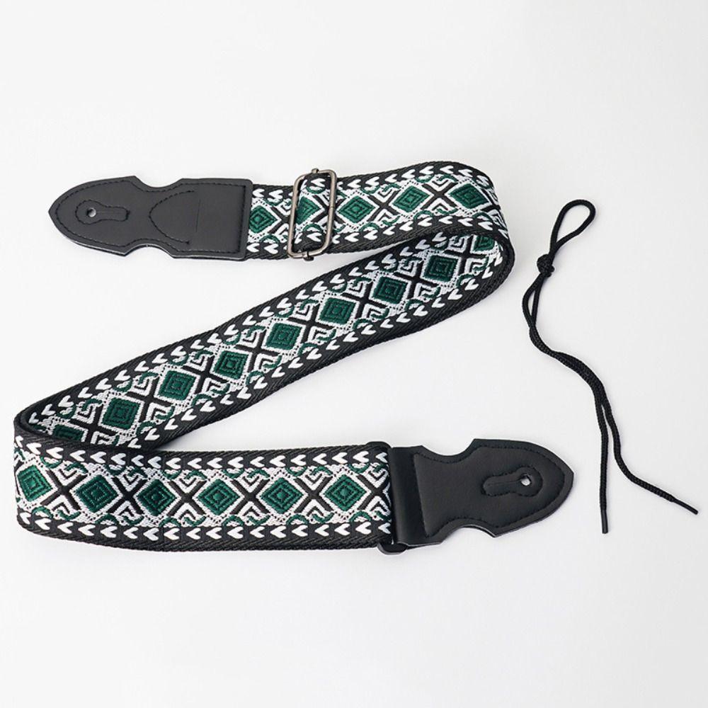 Регулируемый ремень для гитары, этнический стиль, гитарный плечевой ремень, расширяющиеся ремни для электрогитары, укулеле