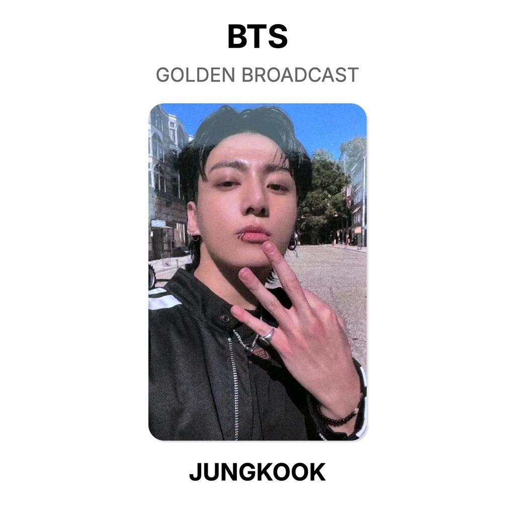 BTS Официальная фотокарточка GOLDEN BROADCAST