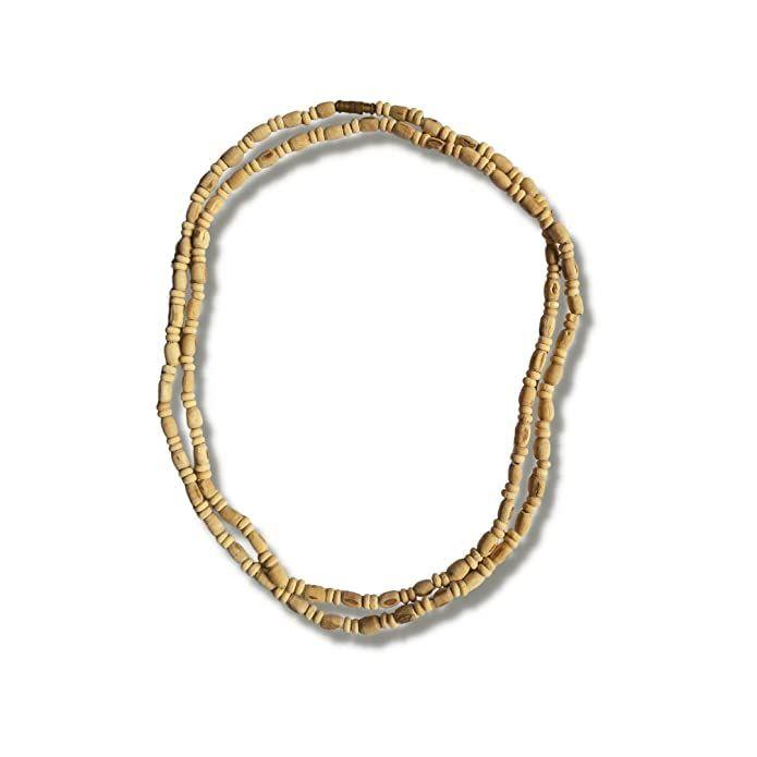 ISKCON VRINDAVAN Original Tulsi Kanthi Mala from Vrindavan Dham Pure Tulsi 3R (Dhol Shaped mala, Three Round) For Unisex Adult