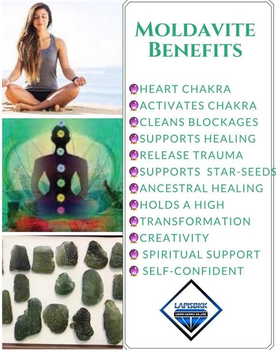 Natural Moldavite Quartz Gemstone 925 Sterling Silver Ring Size 8.5 M4b19