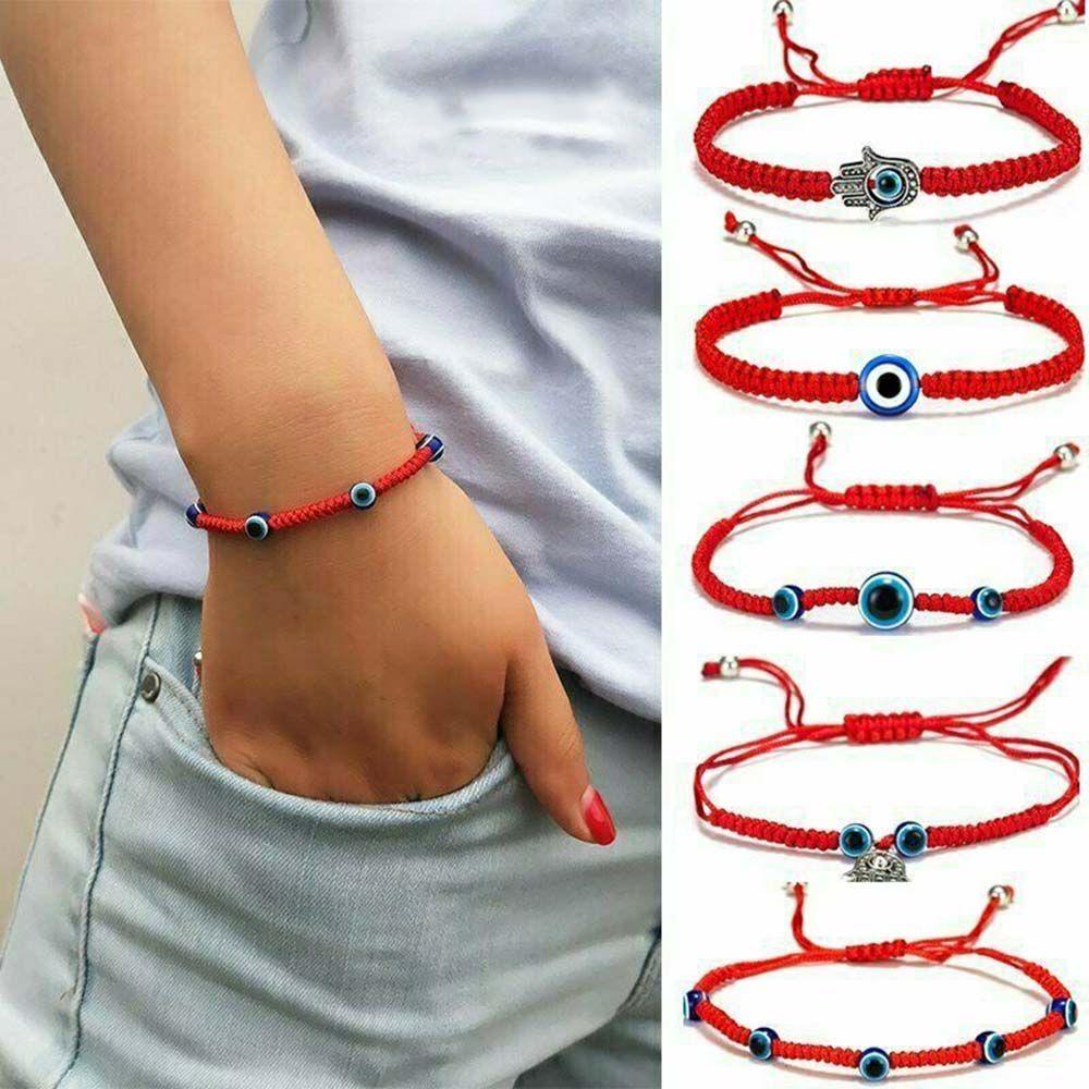 5 Style Beads String Turkish Red Thread Demon Eye Fashion Accessories Bracelets Bangles Jewelry