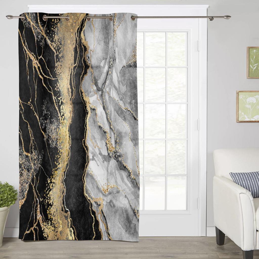 Stuffed Pattern Cat Stick Figures Window Curtains Living Room Decor Curtains for Bedroom Luxury Home Decor Flat  Window