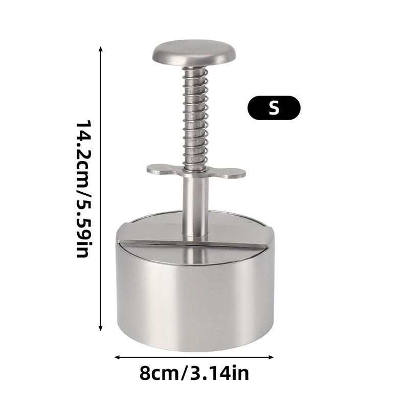 Stainless Steel Non-stick Hamburger Press for Kitchen