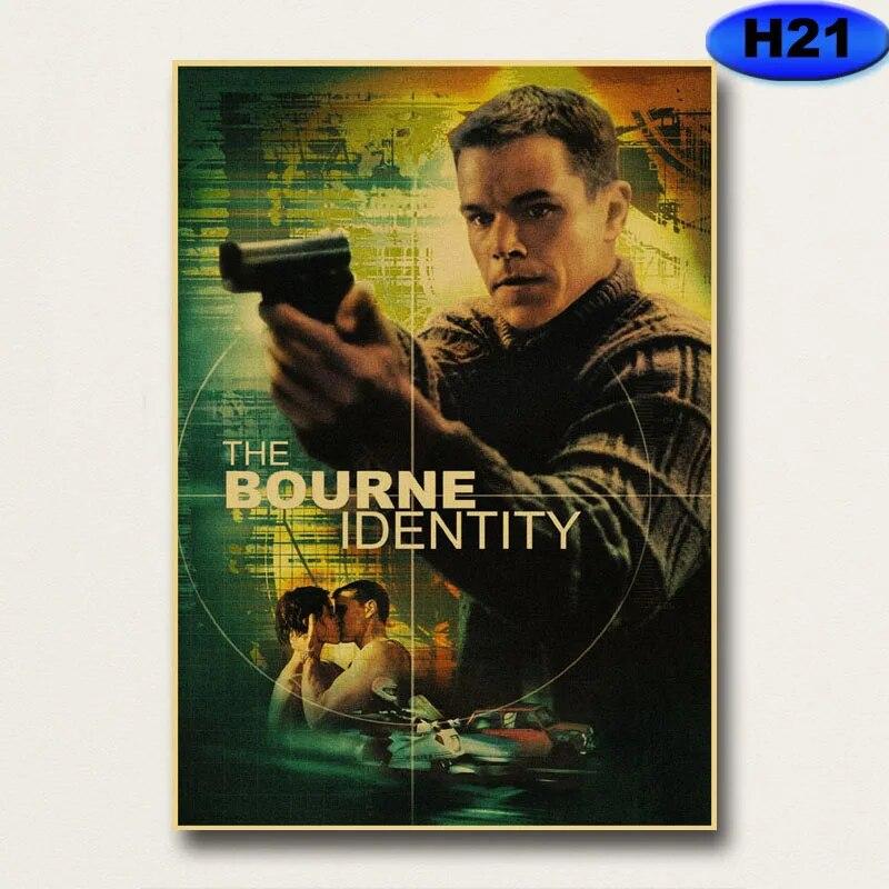 Домашний декор, коллекция классических фильмов, постеры в стиле ретро, ​​принты на крафт-бумаге, настенная роспись, украшение для гостиной, живопись