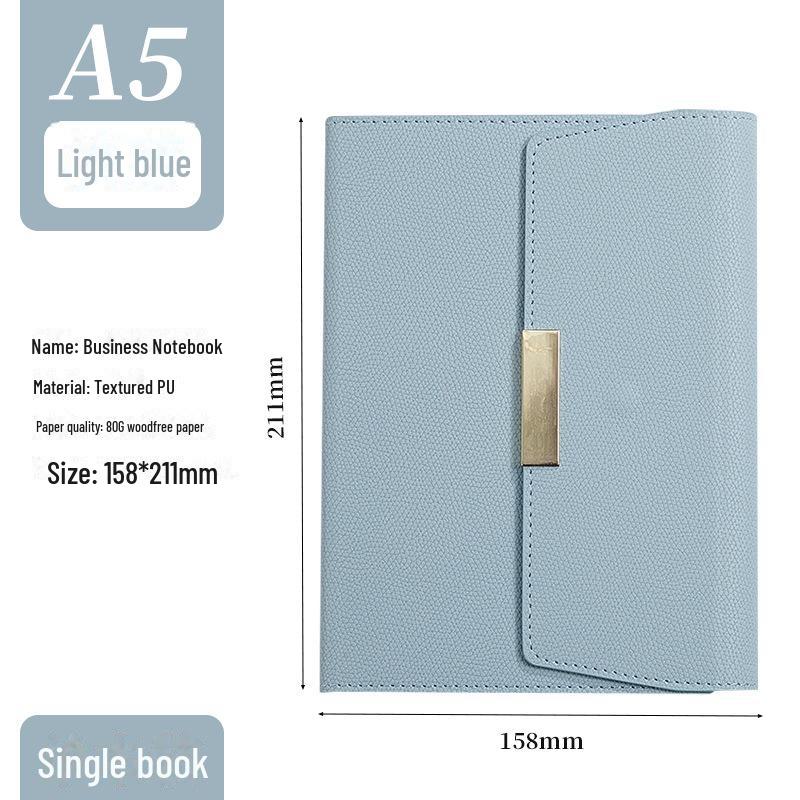 Подарочный набор из трехслойного блокнота формата А5 с индивидуальной гравировкой