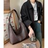 Soft Leather Tote Bag Women's Vintage Premium Genuine Leather Shoulder Bag Large Capacity Underarm Bag