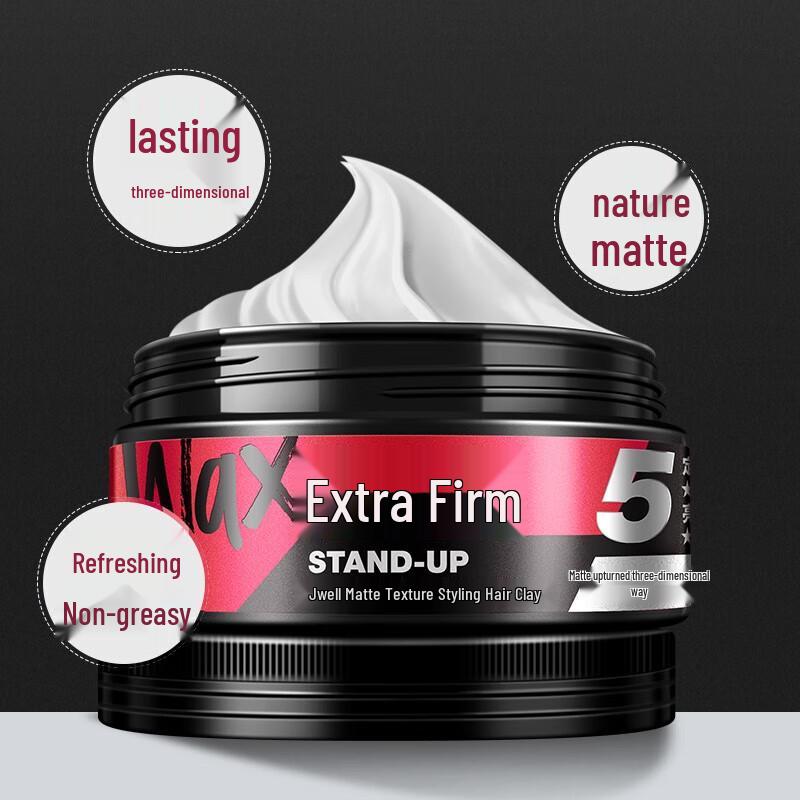 JVR Men's Matte Texture Styling Hair Clay