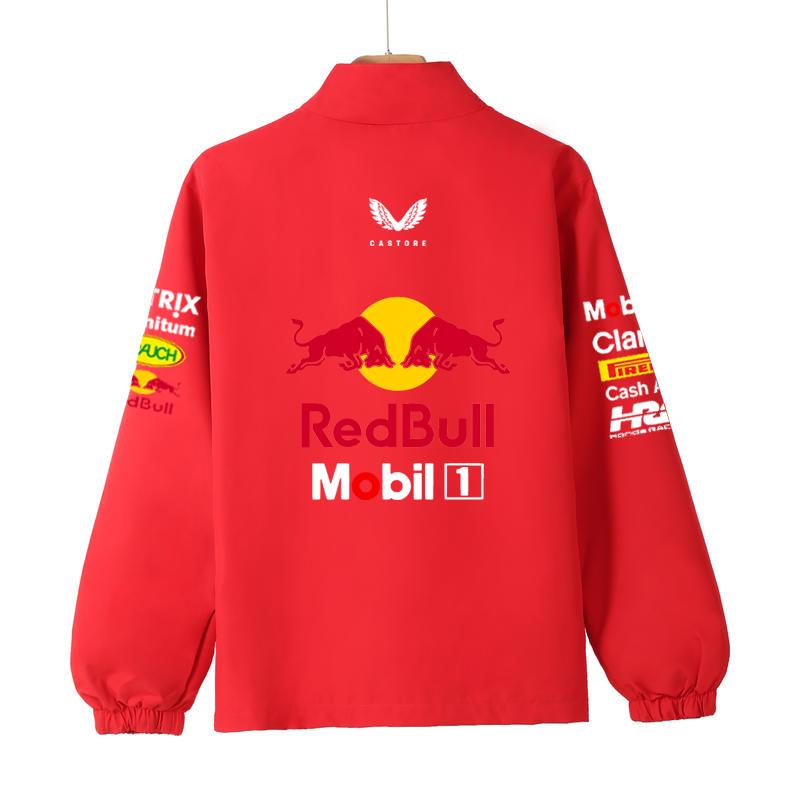 Куртка команды F1 Red Bull Летняя куртка-штормовка команды F1 Formula Racing Red Bull Racing